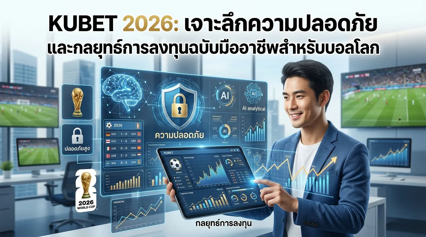 KUBET 2026 เจาะลึกความปลอดภัยและกลยุทธ์การลงทุนฉบับมืออาชีพสำหรับบอลโลก